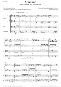 Quatuor à Cordes, Opus 34